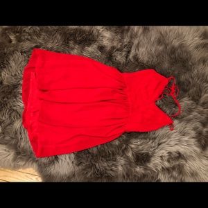 Red dress xs